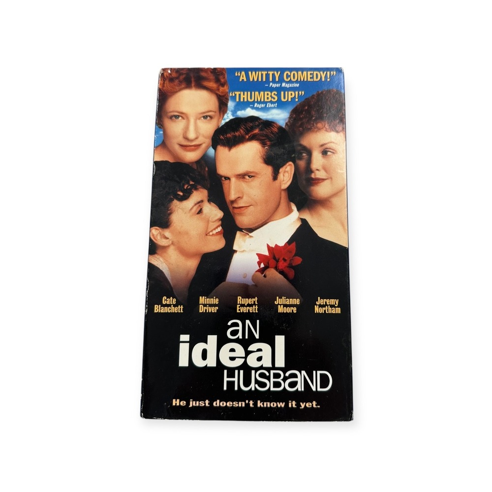 An Ideal Husband VHS 1999 Movie Cate‎ Blanchett Julianne Moore Miramax 18626